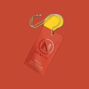 Custom Made Glossy Hang tags