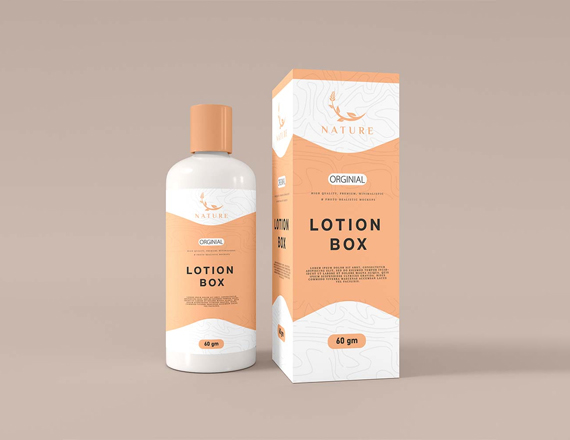 lotion boxes